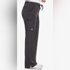 Healing Hands Gray Cargo Pants with Structured Fit